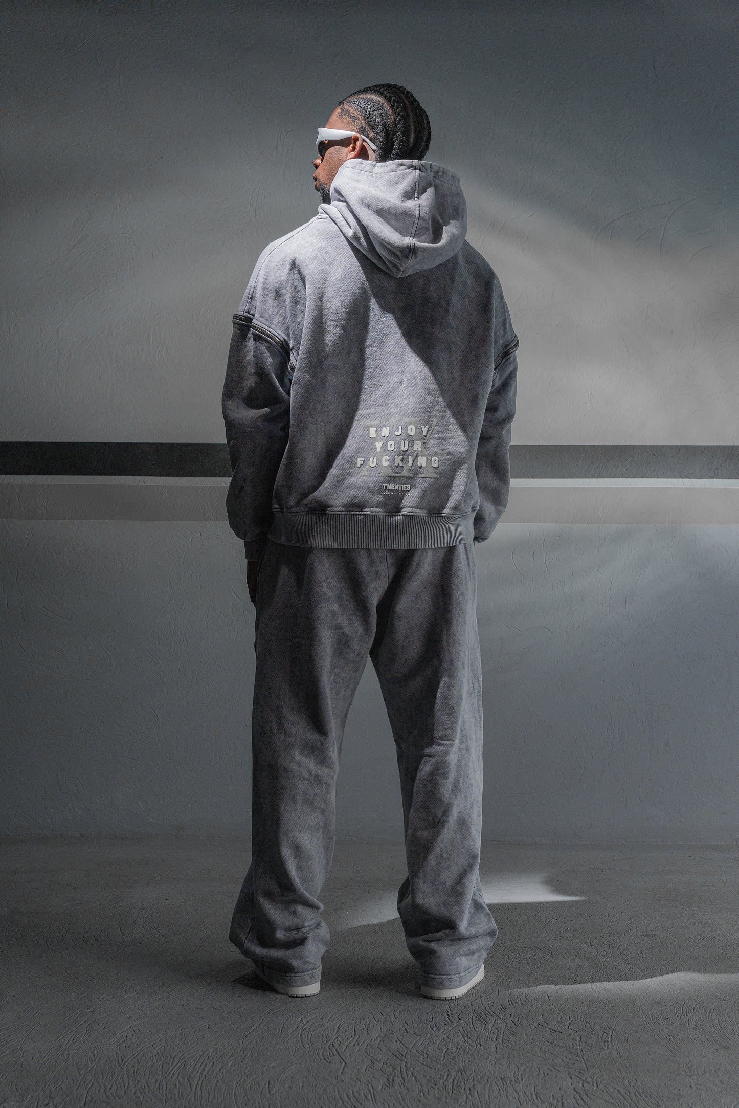 Shoulder Zipped Hoodie EYFT