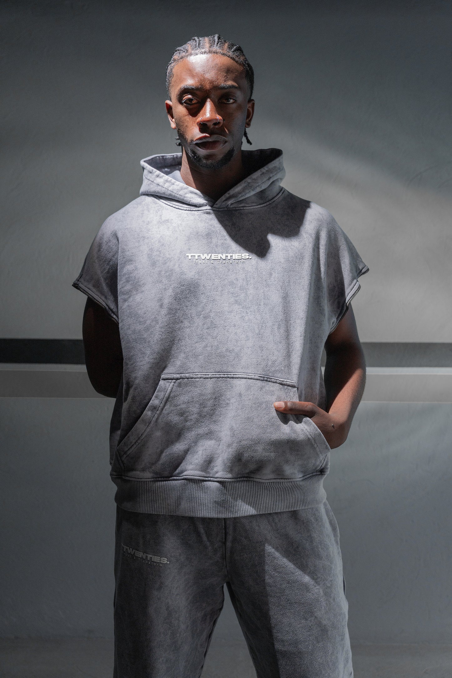 Shoulder Zipped Hoodie EYFT